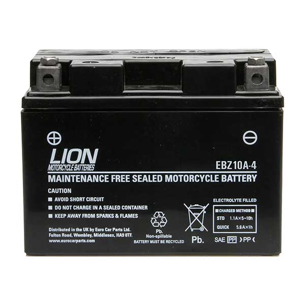 Lion Motor Cycle Battery (LTZ10-S)