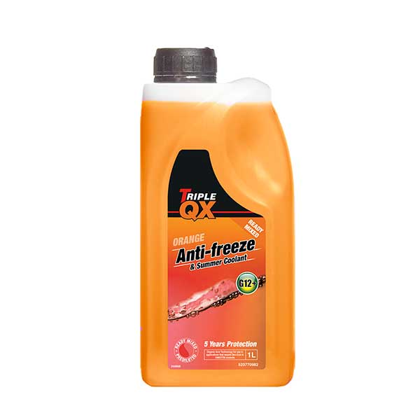 TRIPLE QX Orange Ready Mixed Antifreeze/Coolant - 1ltr
