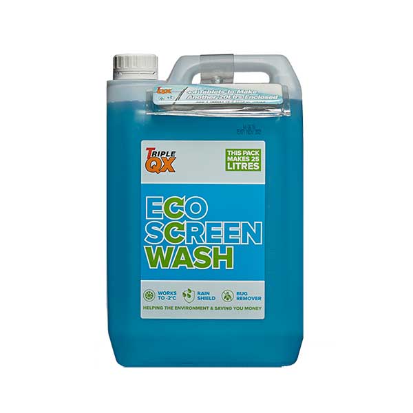 TRIPLE QX 5Ltr Screenwash with 20Ltrs Refill Eco Tablets