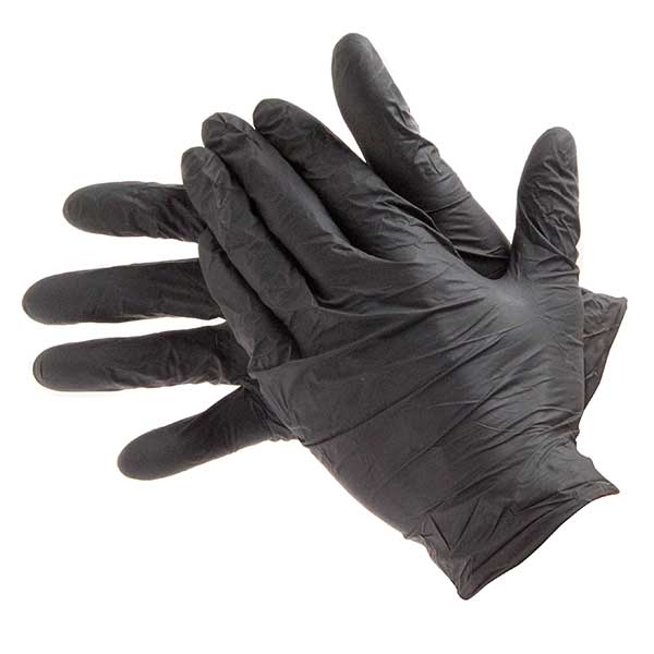 Nitrile Gloves Black Nitrile Disposable Gloves Euro Car Parts