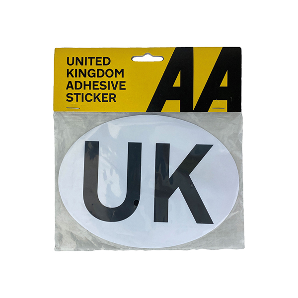 AA UK Self Adhesive Sticker Single