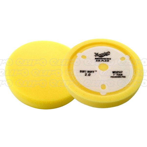Meguiars Soft Buff 2.0 Foam Polishing Pad 7" Euro Car Parts