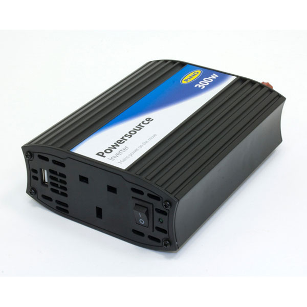 Ring PowerSource 300W Compact Inverter with USB 300W 12V DC