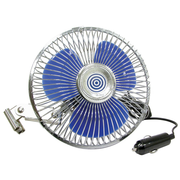 Carpoint 24 Volt Car Interior 6" (150mm) Oscillating Cooling Fan with Screw Fix