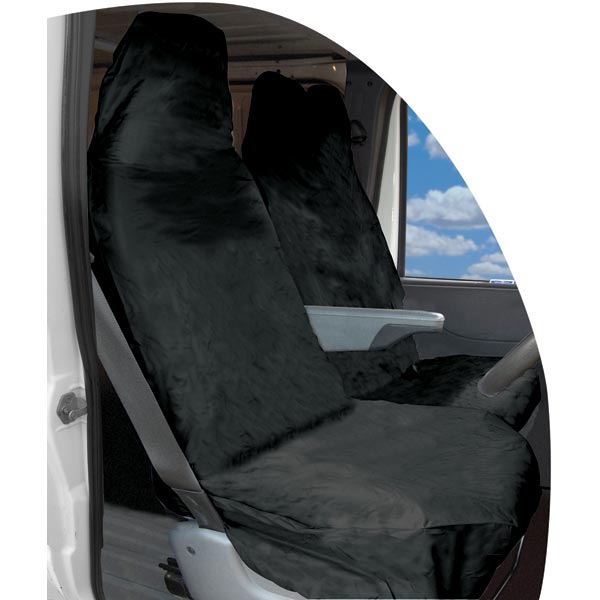 Streetwize Heavy Duty Waterproof Van  Seat protector - Black  [Single Seat + Twin Cab Seat]