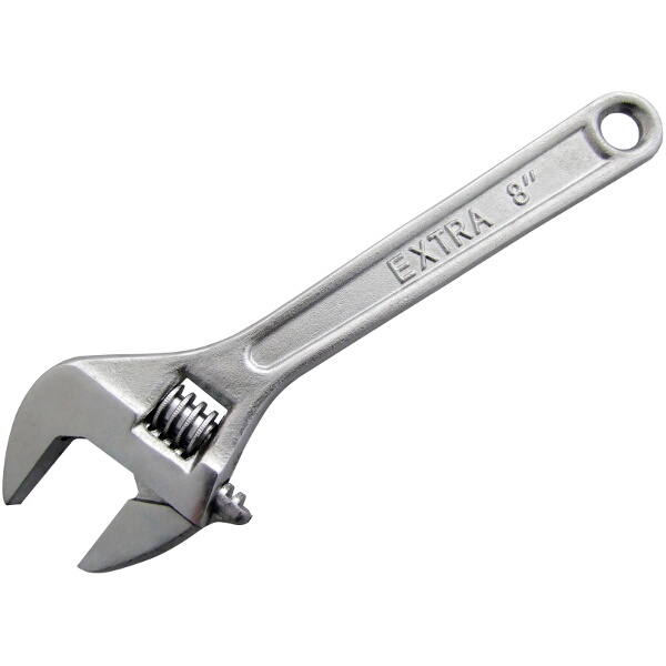 amtech 8" Adjustable Wrench
