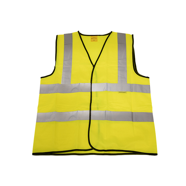 Sealey 9804XL Hi-Vis Waistcoat (Site and Road Use) Yellow - X-Large