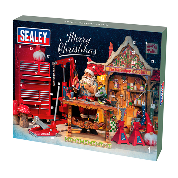 Sealey 35pc Ratchet, Socket & Bit Set Advent Calendar 2023
