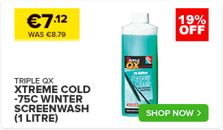 TRIPLE QX Xtreme Cold -75c Winter Screenwash (1 Litre)