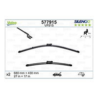 Valeo Silencio Wiper Blade Set VF915