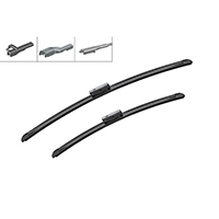 Bosch Aerotwin Multiclip Flat Wiper Blade Set AM980S