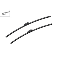Bosch Retrofit Flat Wiper Blade Set Ar703S With Spray Nozzle