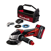 Einhell TE-AG 18/115 Li Cordless Angle Grinder with 1 x 4.0Ah Battery