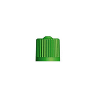Valve Cap Car Plastic Green (100)