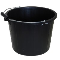 Martin Cox 15L Black Bucket with Handle