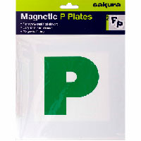 Buy SMALUCK Fully Magnetic Green P Plates 3 Pack, Upgraded Extra Strong  Stick On P Sticker for Car Online at desertcartSeychelles