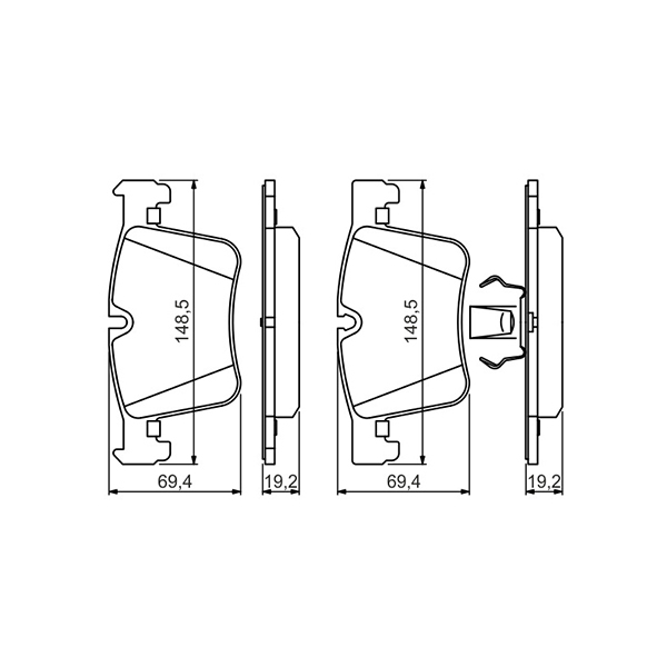 Bosch Brake Pad