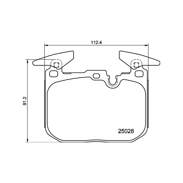 Pagid Front Brake Pads BMW 1/2/x1/x2 (17-) With M-Sport | Euro Car Parts