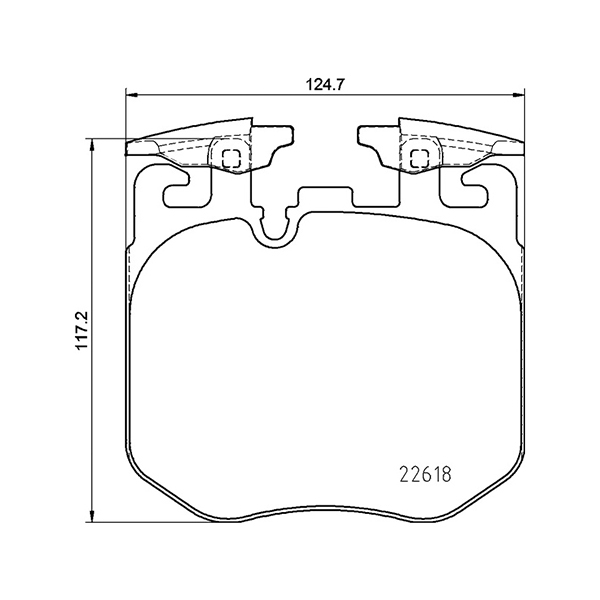 Pagid Front Brake Pads BMW 5 > 8 Series / X3 X7 (15-) **m-Performance** | Euro Car Parts