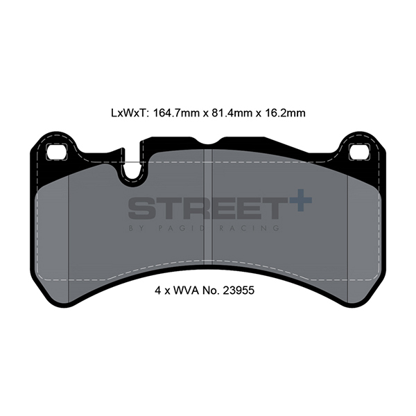 Pagid Street+ Street + Front Brake Pads Clk A209 Mercedes Benz (A209) 03- | Euro Car Parts