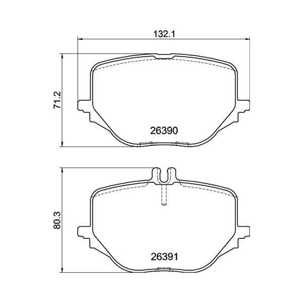 Pagid Rear Brake Pads Mercedes S Class #223 (20-) *with Sport Brakes* | Euro Car Parts