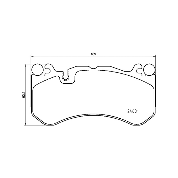 Pagid Front Brake Pads Mercedes C63Amg | Euro Car Parts