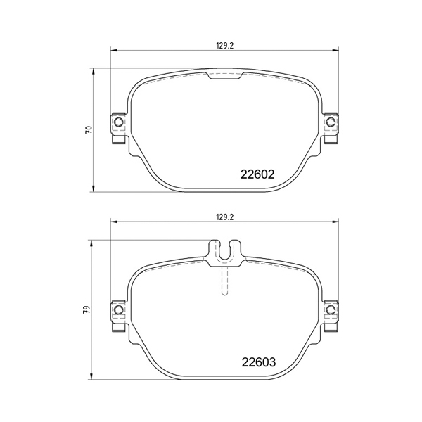 Pagid Rear Brake Pads Mercedes E-Class (E300 E400 E43 E53 E63) (16- ) | Euro Car Parts