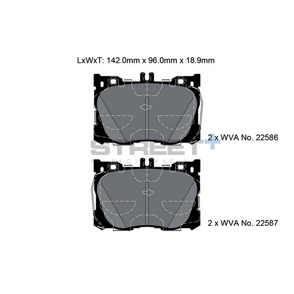 Pagid Street+ Brake Pad