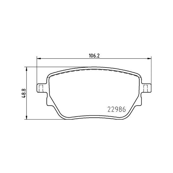 Pagid Rear Brake Pad Mercedes A-Class/b-Class/cla (W/o Sports Brake) (18-) | Euro Car Parts