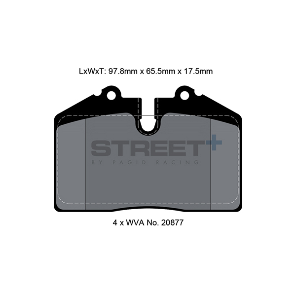 Pagid Street+ Street + Brake Pads Porsche 911 928 944 968 | Euro Car Parts