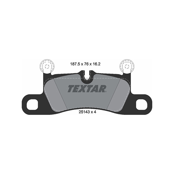 Textar Rear Brake Pads Porsche 911 - 991 Carrera (12-) *w/o Ceramic Brakes* | Euro Car Parts