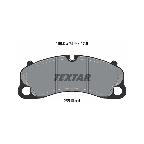 Textar Front Brake Pads Porsche 911 - 991 (13-) 992 (19-) *w/o Ceramic Discs* | Euro Car Parts