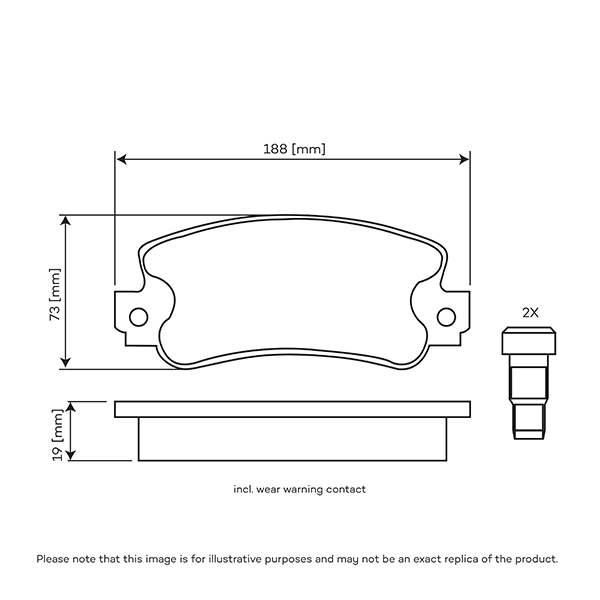 Audura Front Brake Pads Audi A6 (08-) *different Clip* | Euro Car Parts