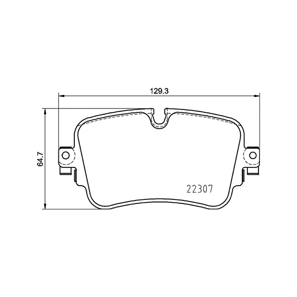 Pagid Rear Brake Pads Audi Q7 (15-) **pr 1Ku/1Kq** | Euro Car Parts