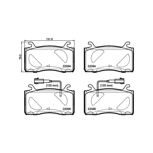 Pagid Front Brake Pads Alfa Romeo Guilia (16-) *veloce Trim* | Euro Car Parts