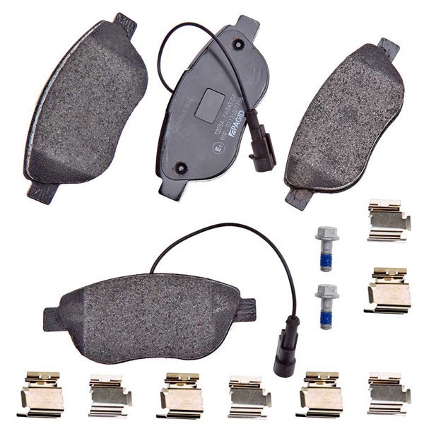 Pagid Front Brake Pads Fiat 500 & Punto - Grande / Evo (08-) | Euro Car Parts