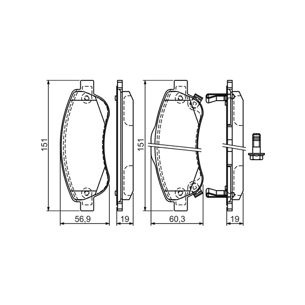 Bosch Brake Pad