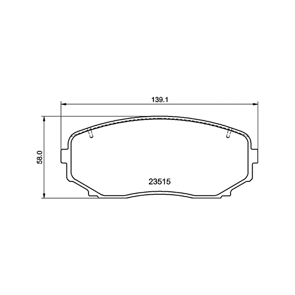 Pagid Front Brake Pads Mitsubishi Pajero Sport (15-) *with Holes* | Euro Car Parts