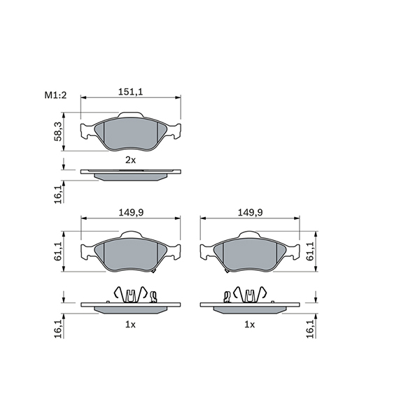 Bosch Brake Pad