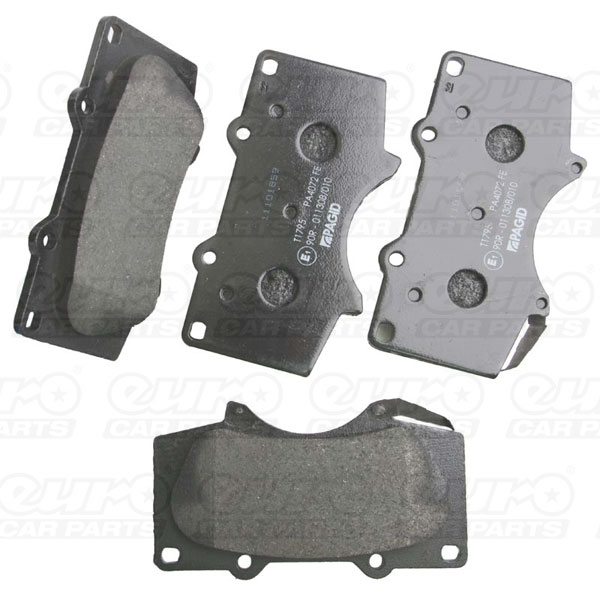 Pagid Front Brake Pads Toyota Landcruiser (09-) *sumitomo Bs* | Euro Car Parts