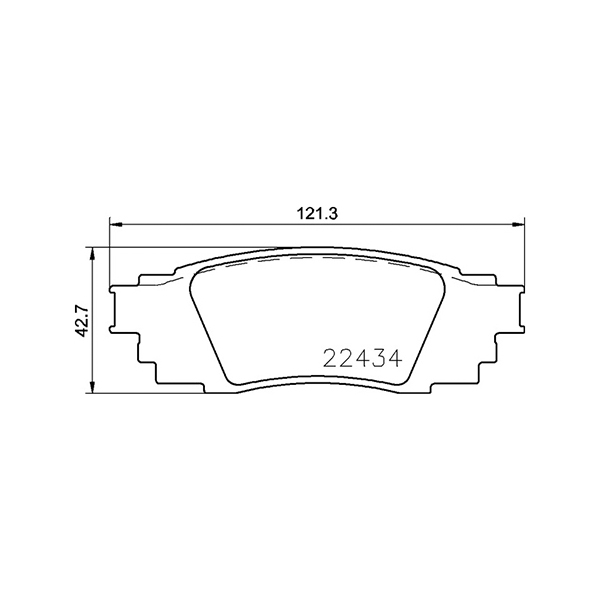 Pagid Rear Brake Pads Lexus Rx (2015 - ) | Euro Car Parts