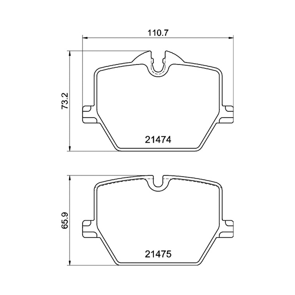 Pagid Rear Brake Pads Toyota Supra/BMW 2/3/4 Series(19-) | Euro Car Parts