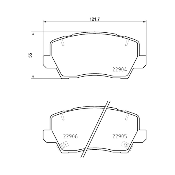 Pagid Front Brake Pads Kia Picanto (17-) | Euro Car Parts