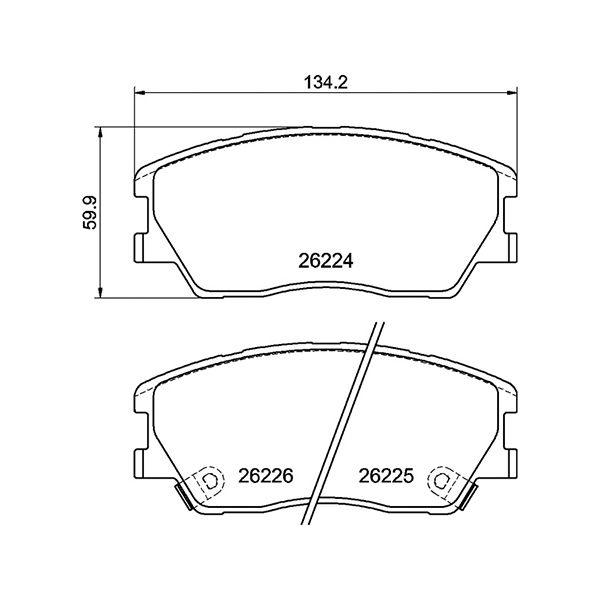 Pagid Front Brake Pads Kia Soul (Sk3) (19-) | Euro Car Parts