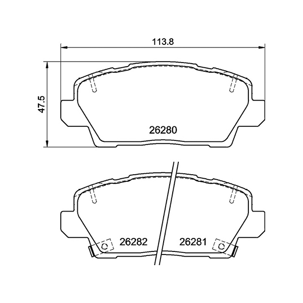 Pagid Front Brake Pads Kia Picanto (17-) *acoustic* | Euro Car Parts