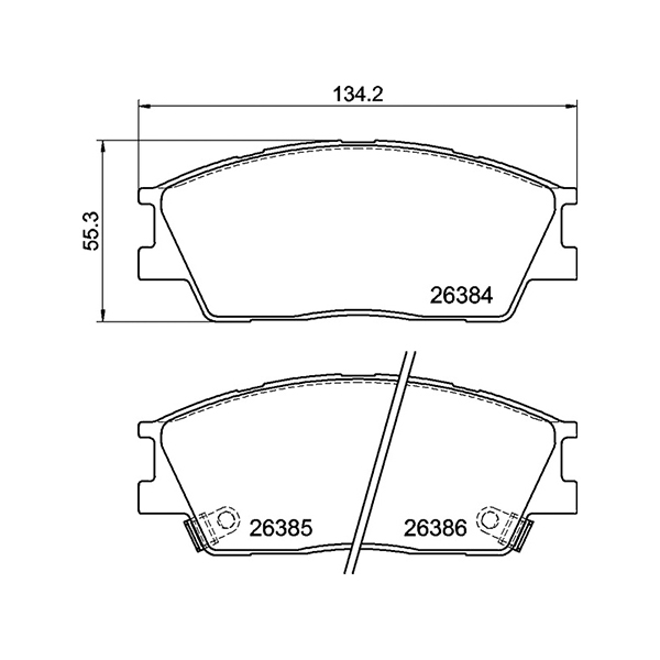 Pagid Front Brake Pads Kia Soul Iii (19-) | Euro Car Parts