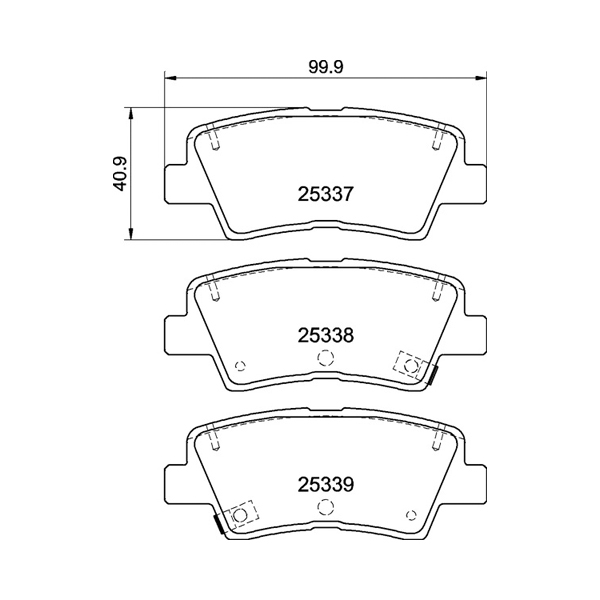 Pagid Rear Brake Pads Kia Rio (20-) *different Shim* | Euro Car Parts