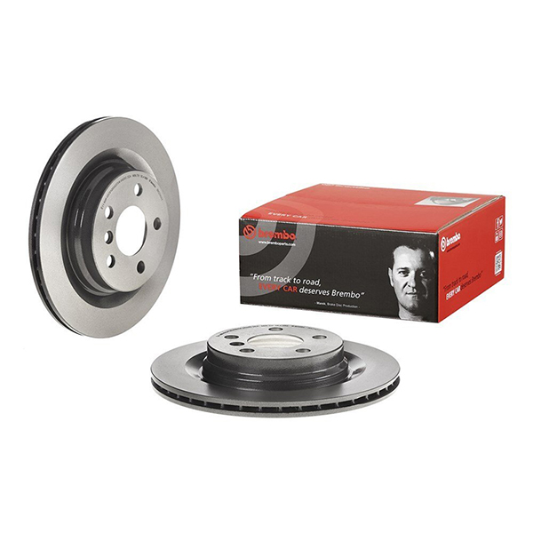 Brembo Rear Brake Disc BMW 2 Series Tourer (13-) 300mm (V) | Euro Car Parts