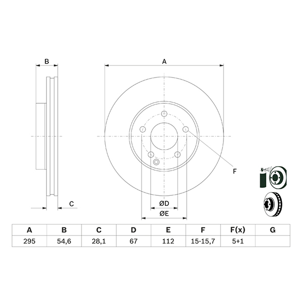 Bosch Brake Disc