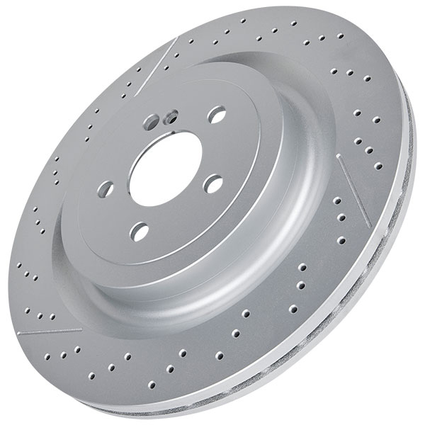 Pagid Rear Brake Disc Mercedes C63 Amg W205 (14-) 360mm (V) *perforated* | Euro Car Parts